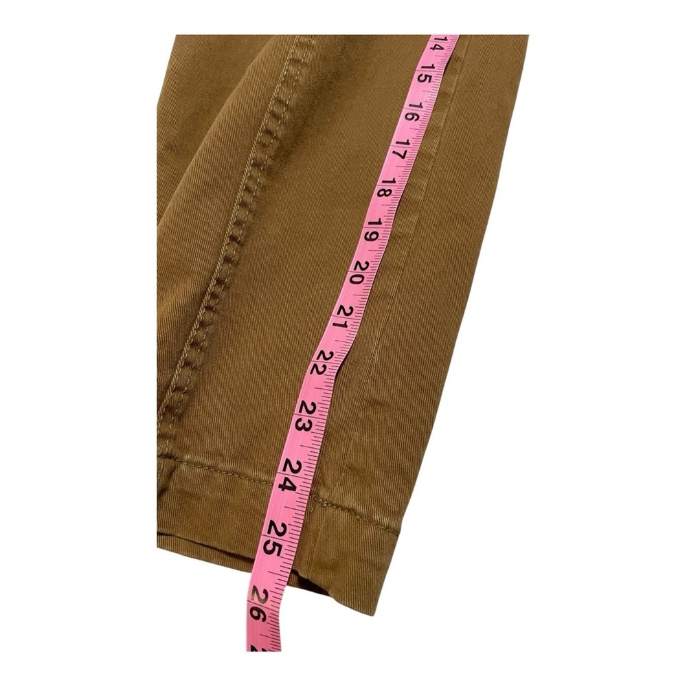 BANANA REPUBLIC Tapered Cargo Pants SZ 8​​ KHAKI BARREL LEG PANTS - Picture 6 of 9